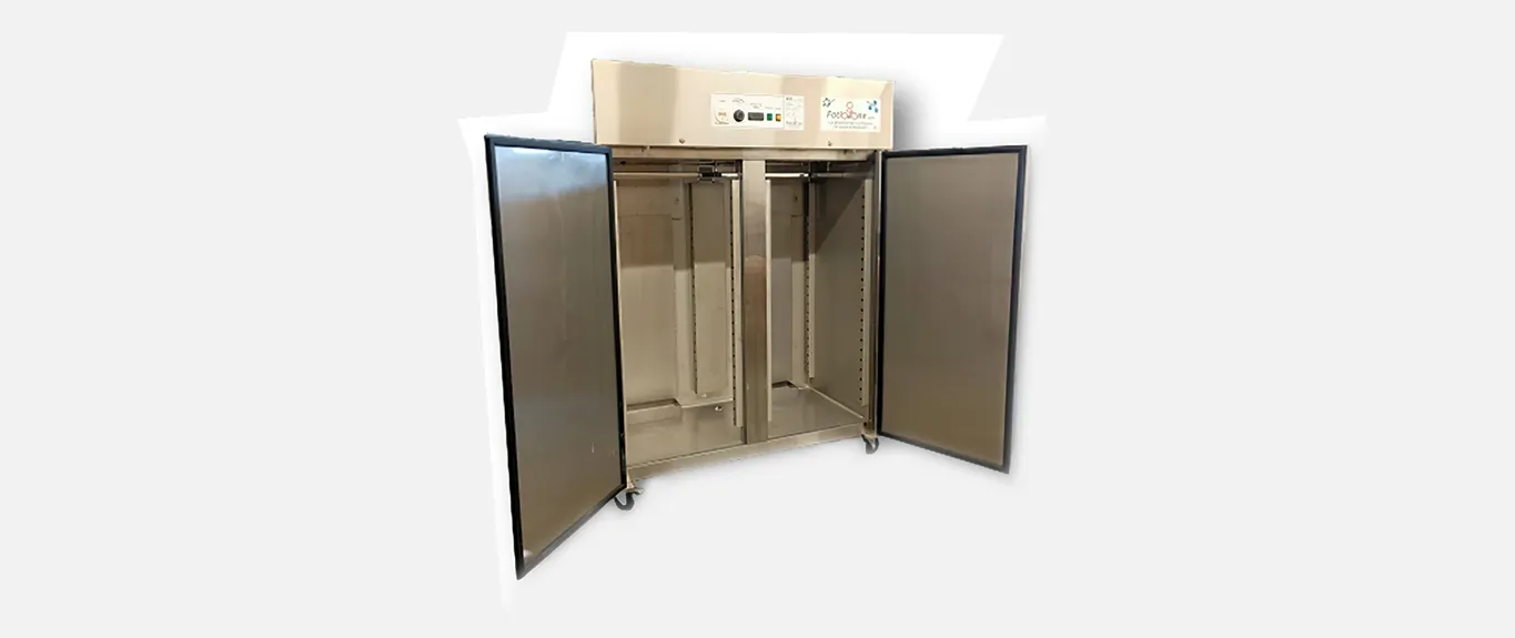 ARMOIRE DE SÉCHAGE ET DE DÉSINFECTION / DEPOLLUTION HAP 2 PORTES